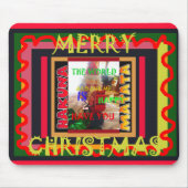 世界のまわりにの私が私を輝かせてうれしい マウスパッド (正面)