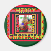 世界のまわりにの私が私を輝かせてうれしい マグネット (正面)