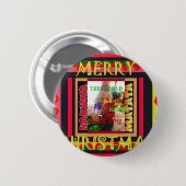 世界のまわりにの私が私を輝かせてうれしい 缶バッジ (正面&裏面)