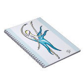 世界のようなダンスは螺線形ノートを見ています ノートブック (右側)