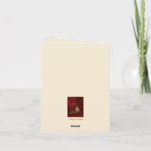 世界のイエズスの光文字ジョン・クリスマスクロス シーズンカード (裏面)