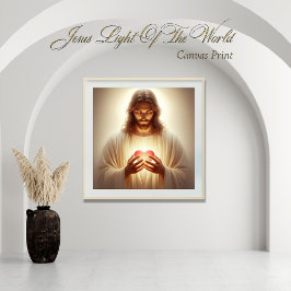 世界のイエズス・ライト キャンバスプリント