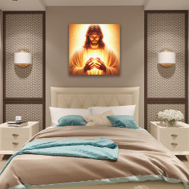 世界のイエズス・ライト キャンバスプリント