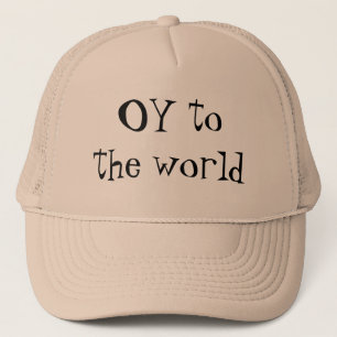 世界のイディッシュのユダヤ人の帽子へのOY キャップ
