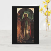 世界のウィリアムHolmanの狩りライト カード (黄色い花)