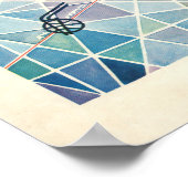 世界のエアアフリケの地図 ポスター (角)