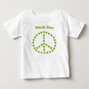 世界のエンドウ豆 ベビーTシャツ
