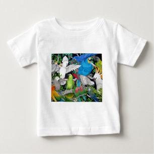 世界のオウム ベビーTシャツ
