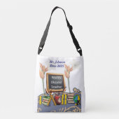 世界のオカイスト先生トートバッグ – ギフ笑わされるト クロスボディバッグ (裏面)