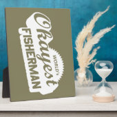 世界のオカイスト漁師 フォトプラーク (側面)