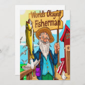 世界のオカイスト漁師 招待状 (正面/裏面)