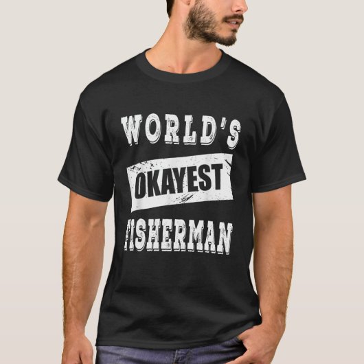 世界のオカイスト漁師 Tシャツ (正面)
