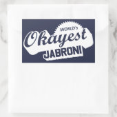 世界のオケイエストジャブロニ 長方形シール (バッグ)