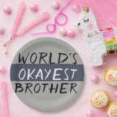 世界のオケイエストブラザーおもしろい ペーパープレート (パーティー)