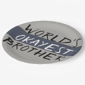 世界のオケイエストブラザーおもしろい ペーパープレート (アングル)