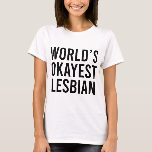 世界のオケイエストレズビアン Tシャツ (正面)