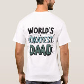 世界のオケエストパパおもしろい – 父の日 Tシャツ (裏面)