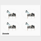 世界のオパールの首都コベル・ペディ 楕円形シール (シート)