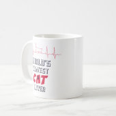 世界のオーケスト猫好きおもしろい引用文4猫オーナー コーヒーマグカップ (正面左)