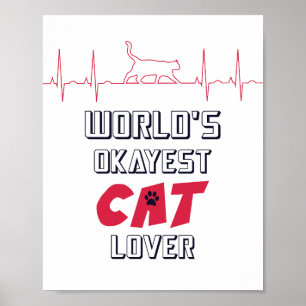 世界のオーケスト猫好きおもしろい引用文4猫オーナー ポスター