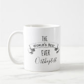 世界のオーソ最高のプテパーソナライズされたィスト コーヒーマグカップ (左)