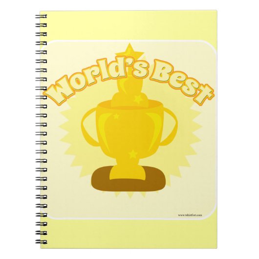 世界のカスタマイズ最高の可能な受賞歴 ノートブック (正面)
