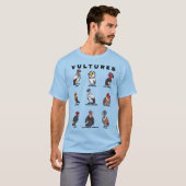 世界のカートゥーン・ハゲワシ Tシャツ (正面フル)