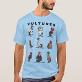 世界のカートゥーン・ハゲワシ Tシャツ (正面)