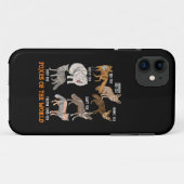 世界のキツネ 面白いキツネグッズ 動物教育 Case-Mate iPhoneケース (裏面(横))