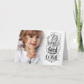 世界のキリスト教クリスマスへの喜び シーズンカード (正面)