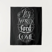 世界のキリスト教クリスマス書道への喜び タペストリー (正面)