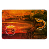 世界のキリスト教磁石の光 マグネット (横)