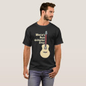 世界のギタ最高のリスト。やる気を起こさせる引用文 Tシャツ (正面フル)