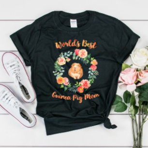 世界のギニ最高のア豚の母 Tシャツ