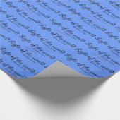 世界のクリスチャンのライト ラッピングペーパー (角)