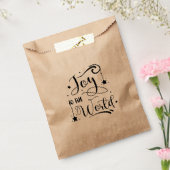 世界のクリスマスお洒落休暇への喜び フェイバーバッグ (封をした状態)