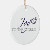 世界のクリスマスのオーナメントへの喜び セラミックオーナメント (右)
