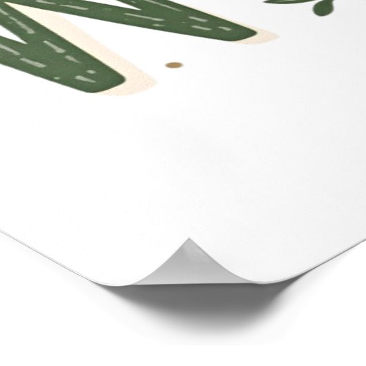 世界のクリスマスのポスターの壁アートへの喜び ポスター (角)