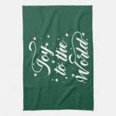 世界のクリスマスの喜び キッチンタオル (縦)