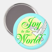 世界のクリスマスの喜び マグネット (正面/裏面)