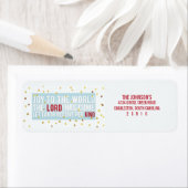 世界のクリスマスの喜び ラベル (インサイチュ)