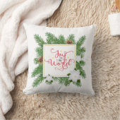 世界のクリスマスの枕に喜び クッション (ブランケット)