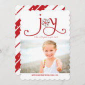 世界のクリスマスの漫画の子供たちの写真への喜び シーズンカード (正面/裏面)