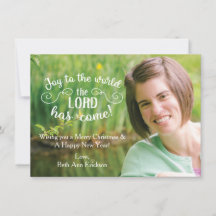 世界のクリスマスカードテンプレートへの喜び