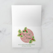 世界のクリスマスカーパーソナライズされたドへの喜び 招待状 (内部)