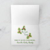 世界のクリスマスカーパーソナライズされたドへの喜び 招待状 (内部)