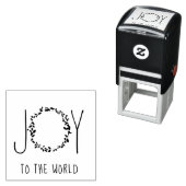 世界のクリスマススタンプに喜び セルフインキングスタンプ (インサイチュ)