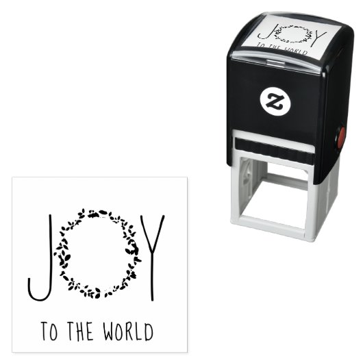 世界のクリスマススタンプに喜び セルフインキングスタンプ (インサイチュ)