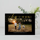 世界のクリスマスデザイン 箔シーズンカード (立ち正面)