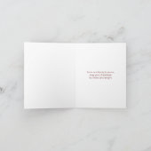 世界のクリスマスフォトカードへの喜び シーズンカード (内部)